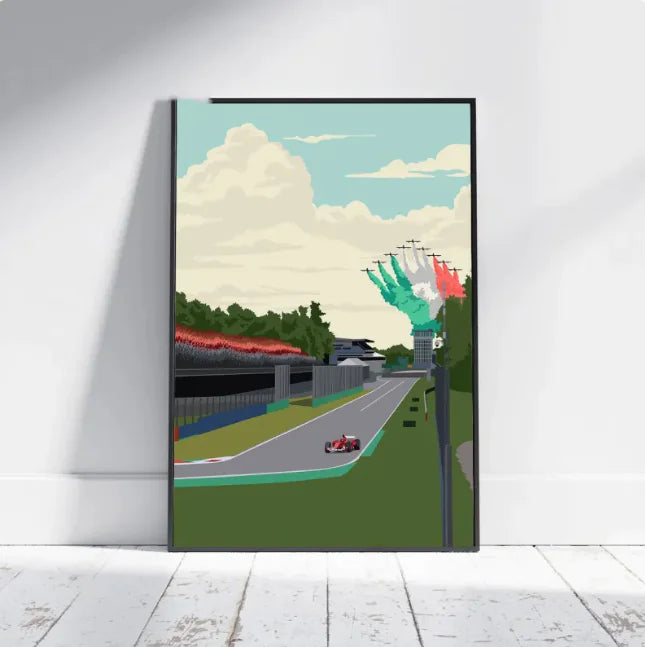 F1 Racing Luxe Abstract Canvas Art Print