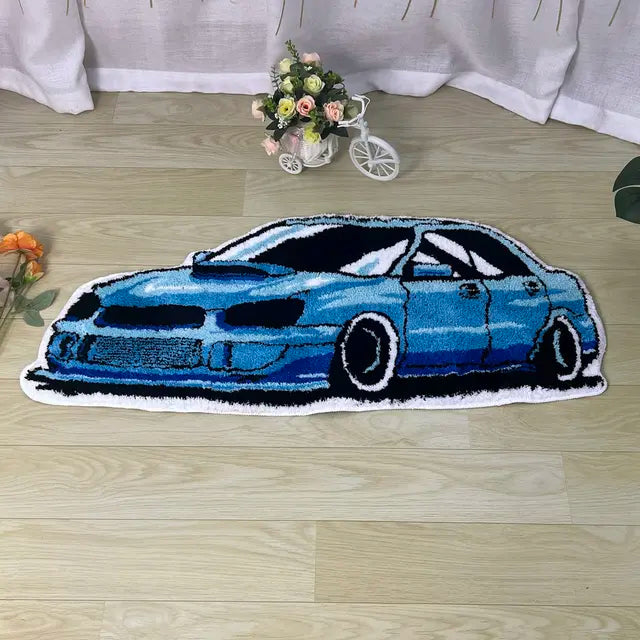 Fashion Car Racing Rug