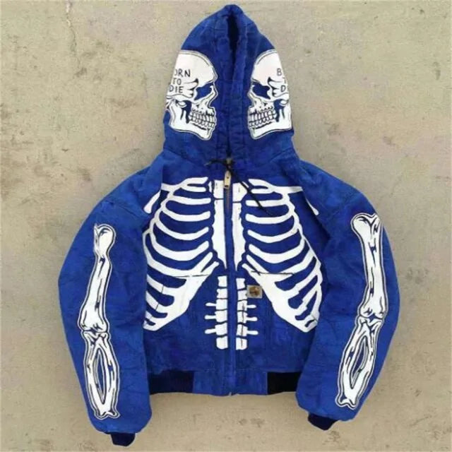 Skeleton Print Hoodie