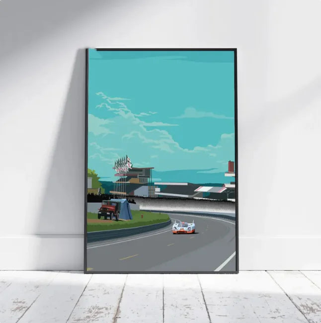 F1 Racing Luxe Abstract Canvas Art Print